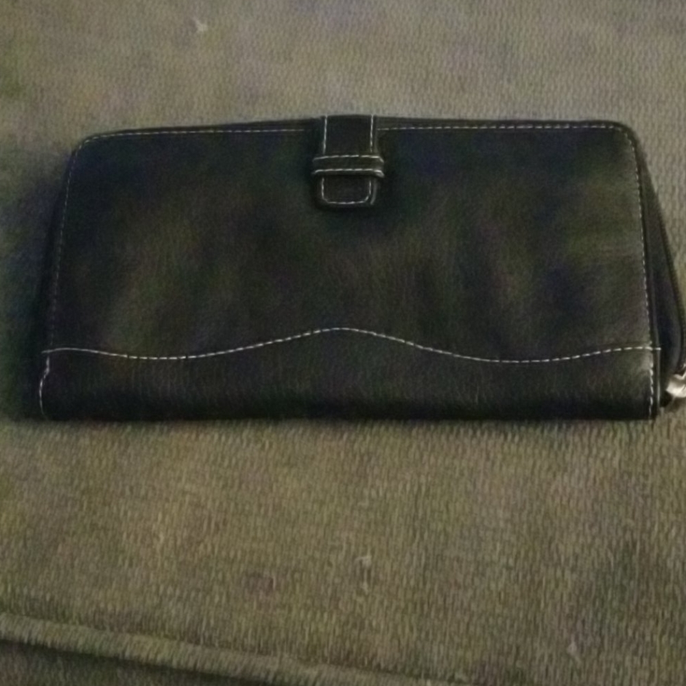 Tignanello Black Leather Wallet